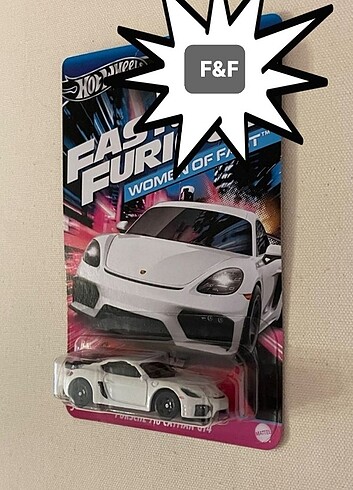 PORSCHE 718 CAYMAN GT4 Hot wheels F&F