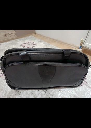 Kemerli Siyah Erkek Valiz - Görsel 6