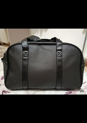 Kemerli Siyah Erkek Valiz - Görsel 2