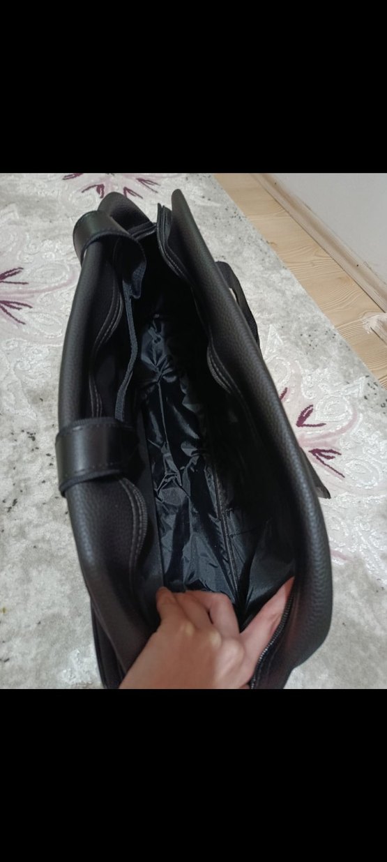 Kemerli Siyah Erkek Valiz - Görsel 4