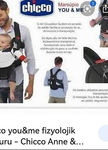 Chicco you&me fizyolojik kanguru