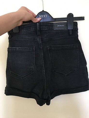 Stradivarius jean siyah şort