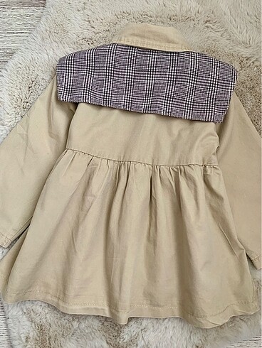 4 Yaş Beden camel Renk Little Honey Bunnies Trençkot