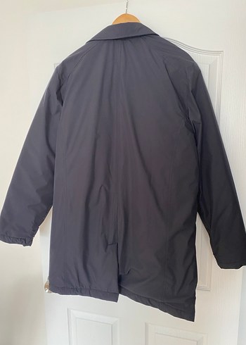 Lacivert Renk XL Erkek Kaban Düğmeli Kaban Yeni - Görsel 2