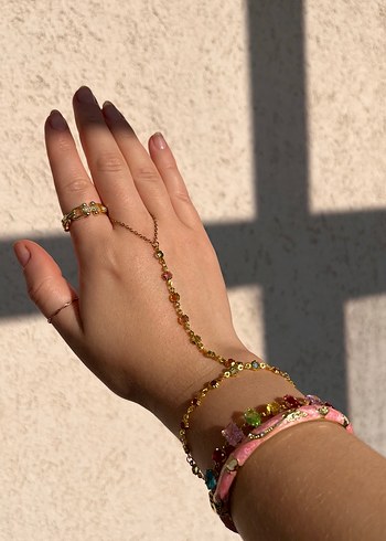 Boncuklu Bohem Kadın El Zinciri - Görsel 2