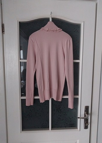 Pembe38-40 Yüksek Yakalı Triko Kazak Herri - Görsel 5