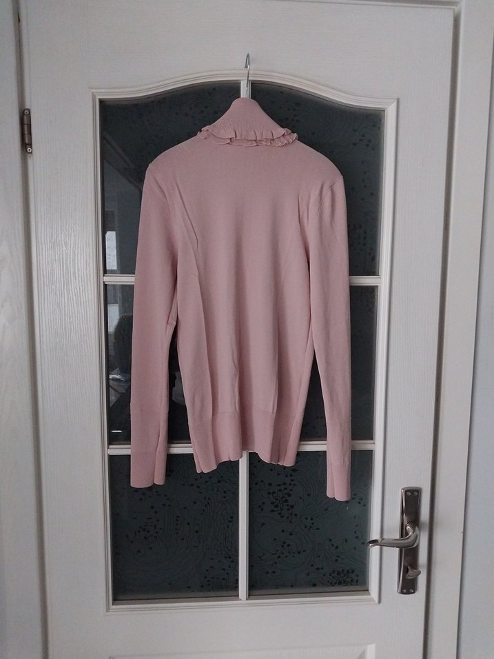 Pembe38-40 Yüksek Yakalı Triko Kazak Herri - Görsel 5