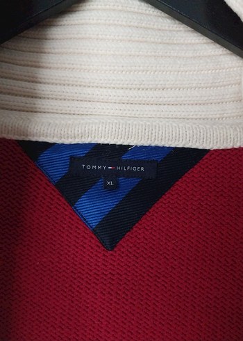 Kırmızı 38 Beyaz  Hırka Tommi Hilfiger - Görsel 2