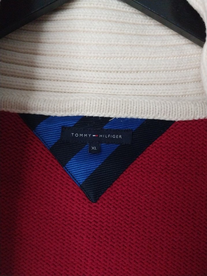 Kırmızı 38 Beyaz  Hırka Tommi Hilfiger - Görsel 2