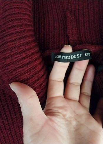 Bordo 38-xl kazak tunik LSW - Görsel 2