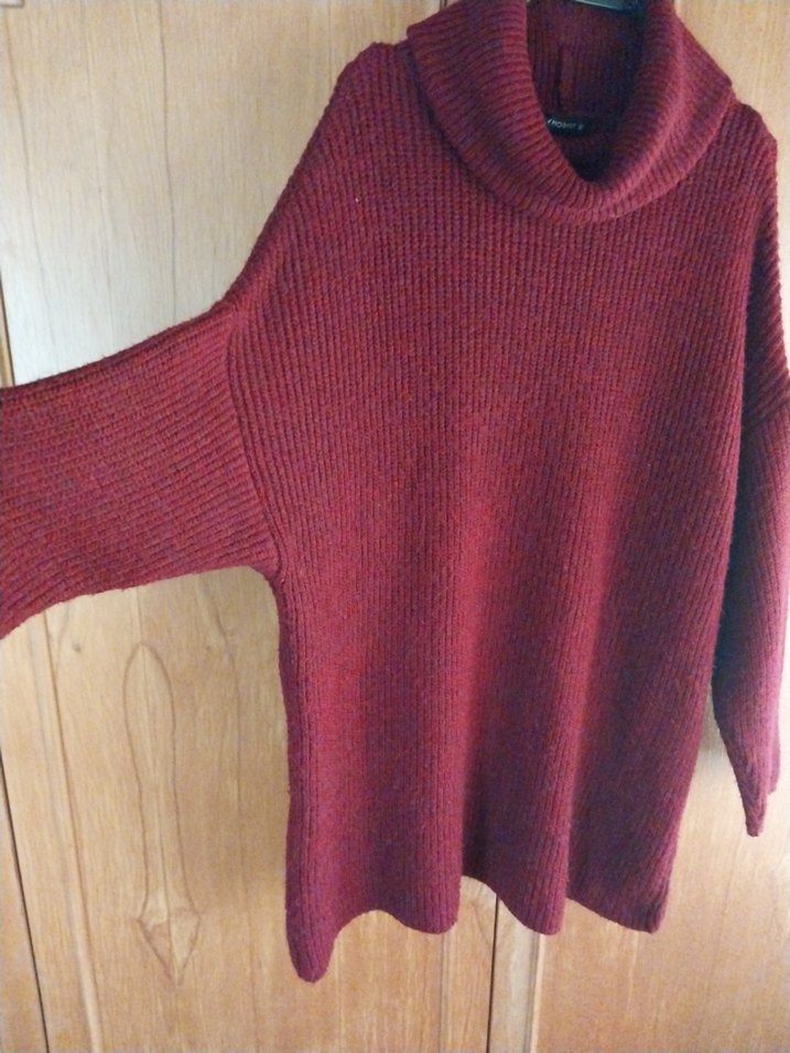 Bordo 38-xl kazak tunik LSW - Görsel 4