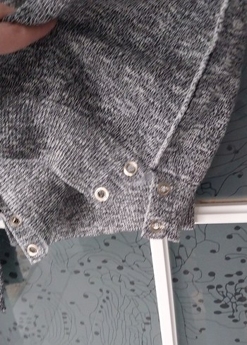 Gri Kadın 38 Triko Kazak - Görsel 5