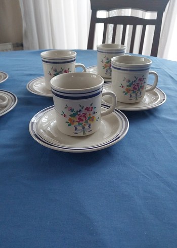 8 tane fincan vintage Lyunns - Görsel 4