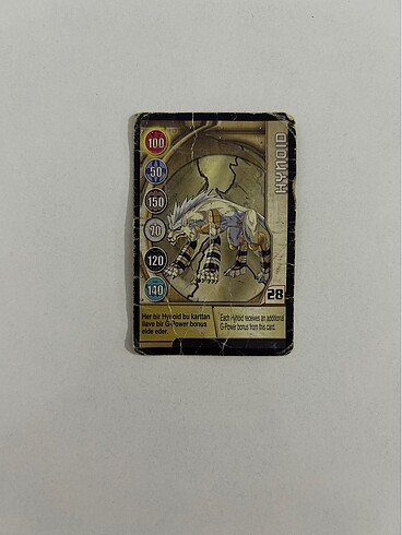 Bakugan koleksiyonluk kart hynoid koleksiyonluk kart - Görsel 2