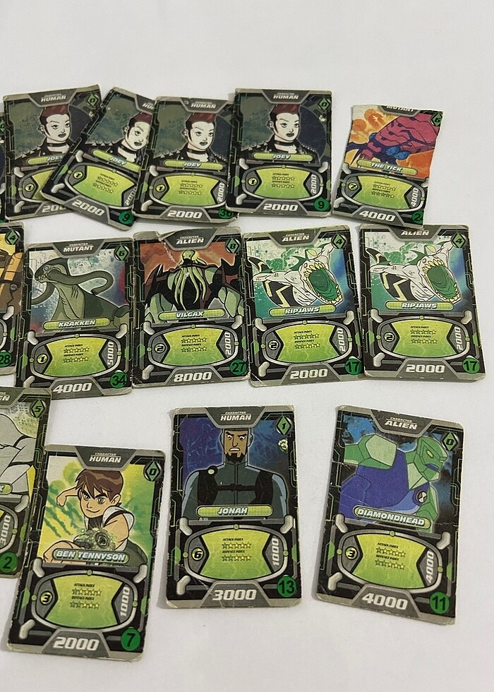 Ben10 koleksiyonluk kart ben ten koleksiyonluk kart - Görsel 3