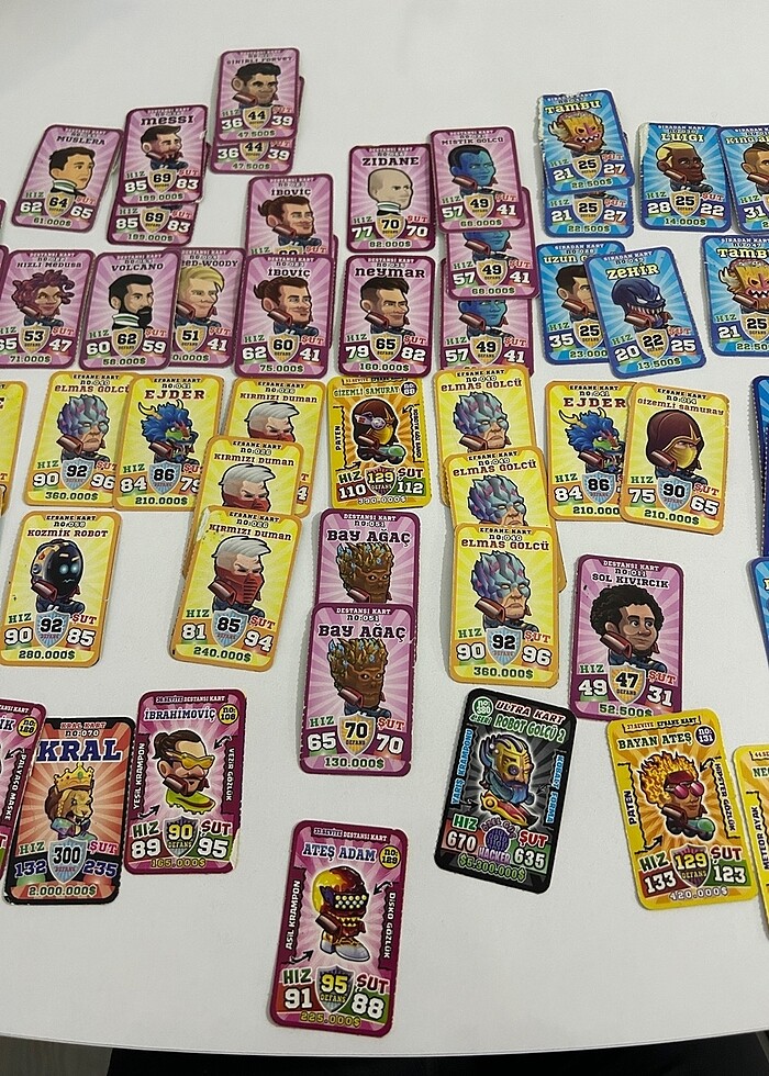 Kafa topu kart koleksiyonluk kafa şutu kart koleksiyonluk - Görsel 3