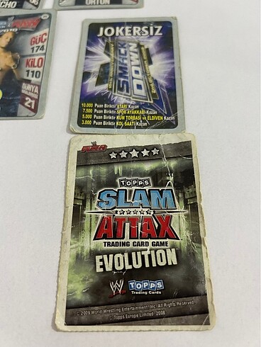 Smackdown kart wwe kart raw kart koleksiyonluk smackdown kart - Görsel 4