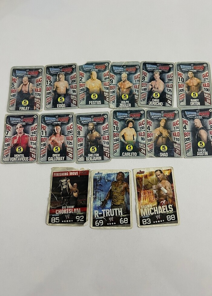 Smackdown kart wwe kart raw kart koleksiyonluk smackdown kart - Görsel 2