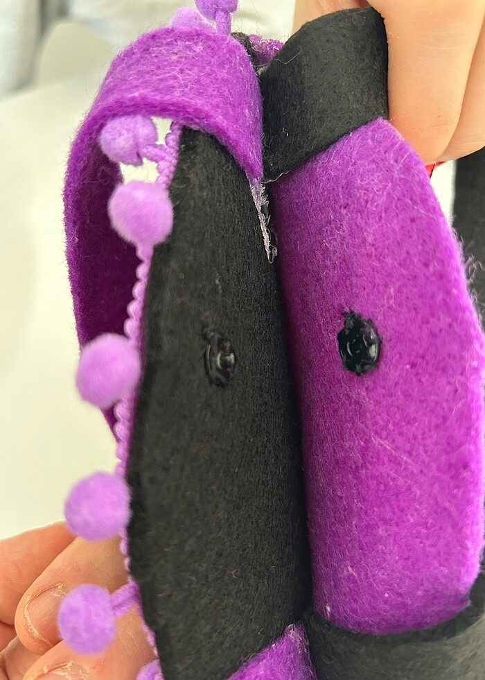 El yapımı keçe çanta - Görsel 3