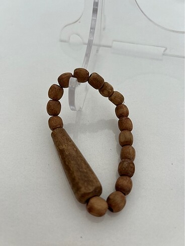 Ahşap bileklik boncuk bileklik el yapımı bileklik - Görsel 7