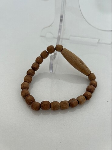Ahşap bileklik boncuk bileklik el yapımı bileklik - Görsel 8