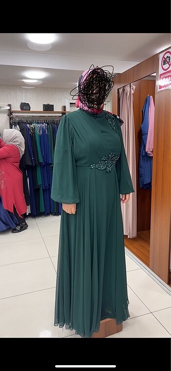 Tesettür elbise abiye
