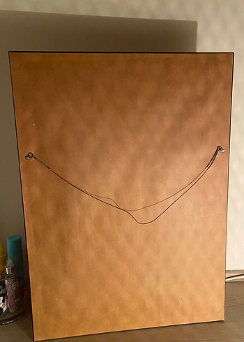 Altın Çerçeveli Vintage Puzzle Tablo - Görsel 3