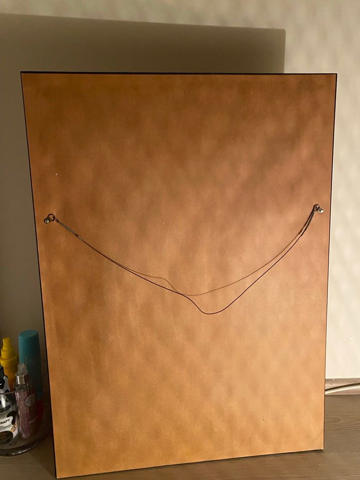 Altın Çerçeveli Vintage Puzzle Tablo - Görsel 3