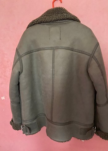 Gri Kürklü Kadın Ceket - Görsel 2