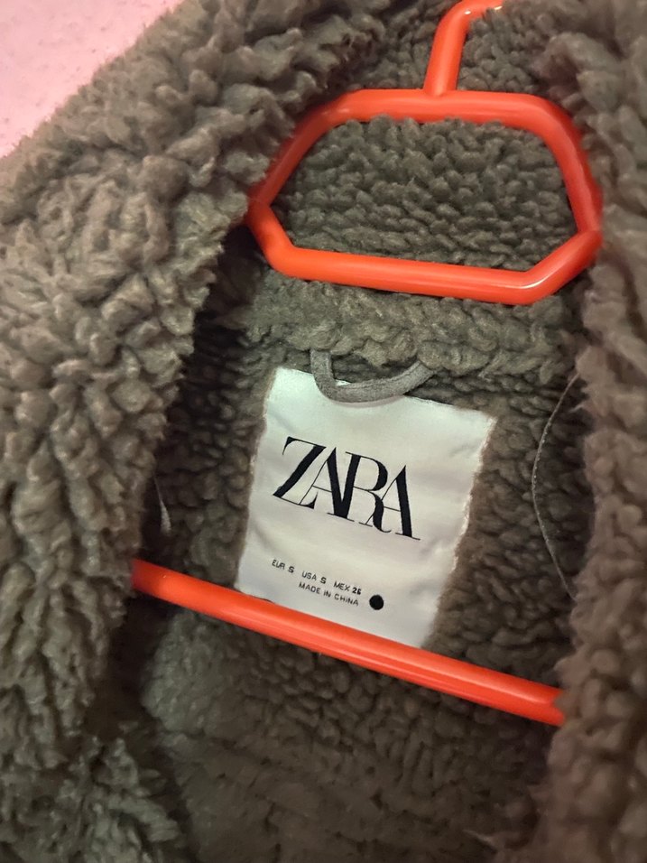 Gri Kürklü Kadın Ceket - Görsel 3