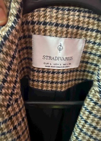 Kahverengi Ekose Kadın MBlazer Ceket - Görsel 3