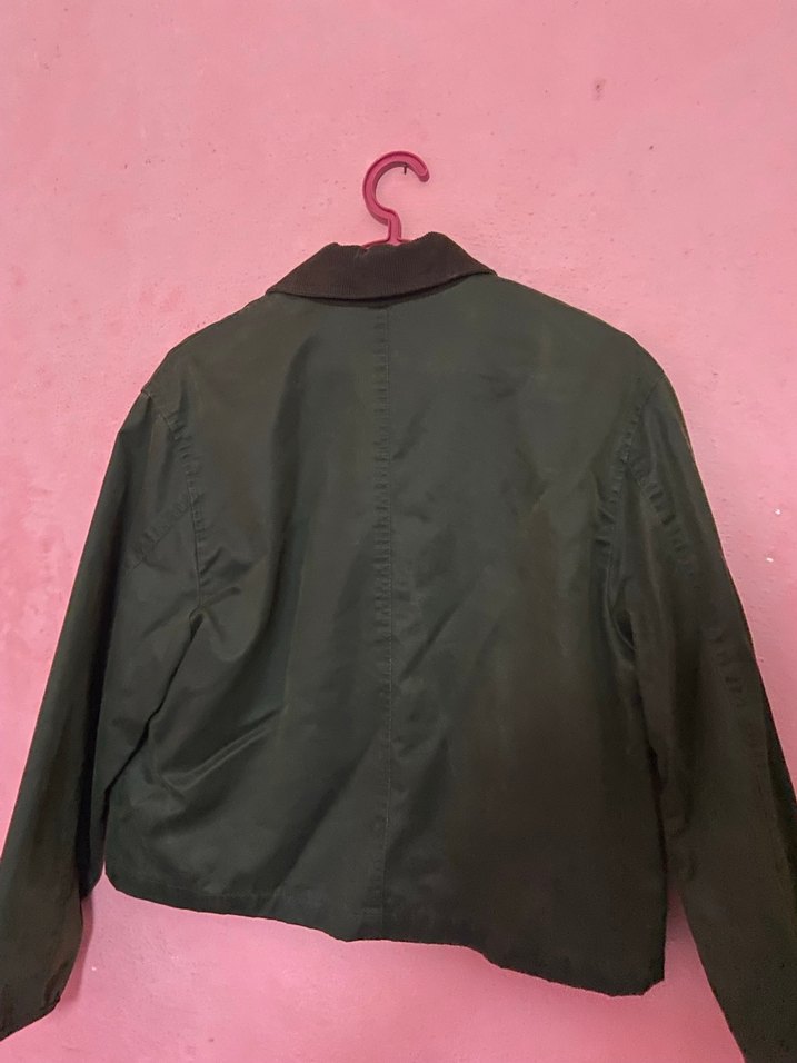 Düğmeli Koyu Kahverengi Kadın Ceket - Görsel 3