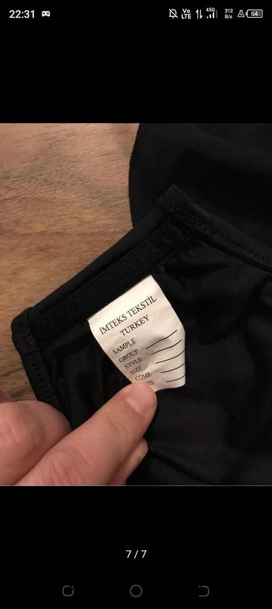 Siyah Drapeli Tek Omuz Mini Mayo - Görsel 2