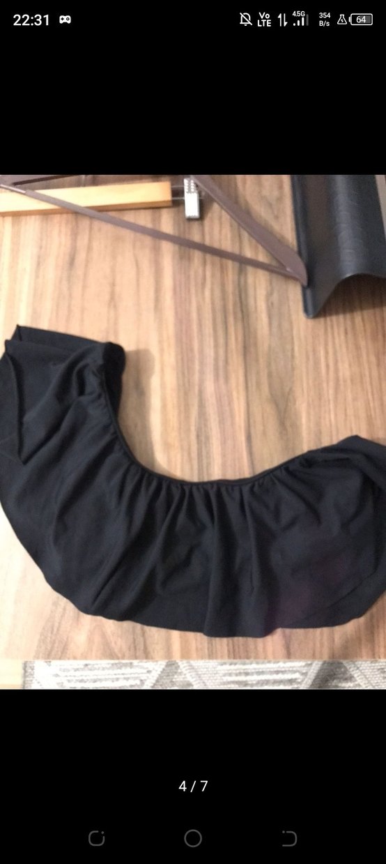 Siyah Drapeli Tek Omuz Mini Mayo - Görsel 4