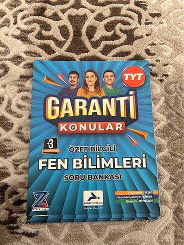 Garanti Konular Fen Bilimleri