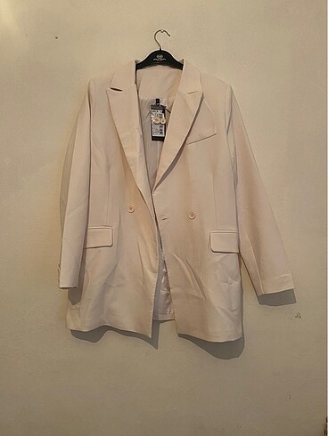 Krem renk blazer ceket