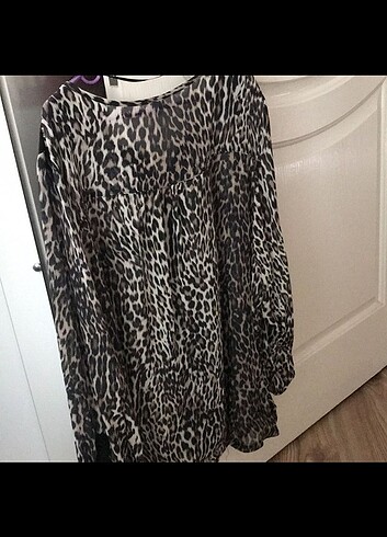 52 Beden Leopar bluz