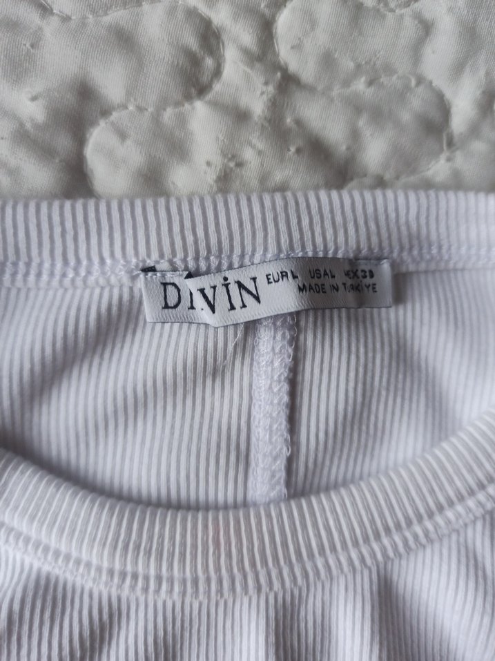 Beyaz Kolsuz Divin marka Kısa Kadın büstiyer - Görsel 2