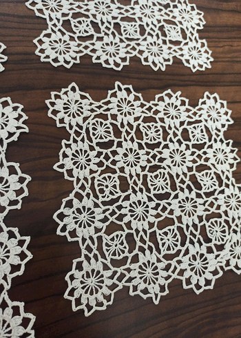 El Yapımı Beyaz Dantel Motifleri - Görsel 2