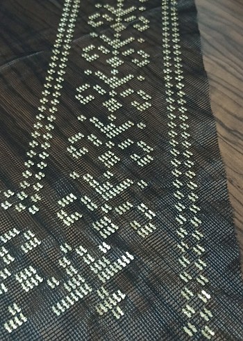 Tel kırma Masa Örtüsü 3 parça - Görsel 3