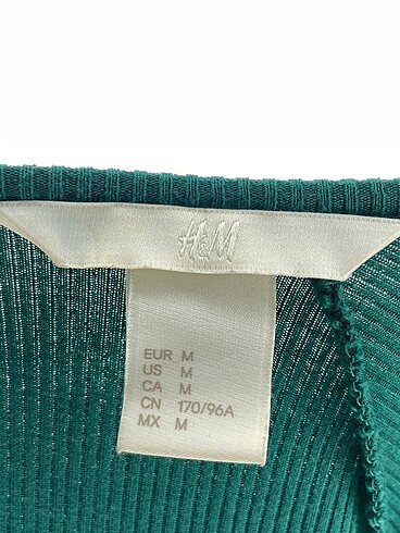 m Beden yeşil Renk H&M Kısa Elbise %70 İndirimli.