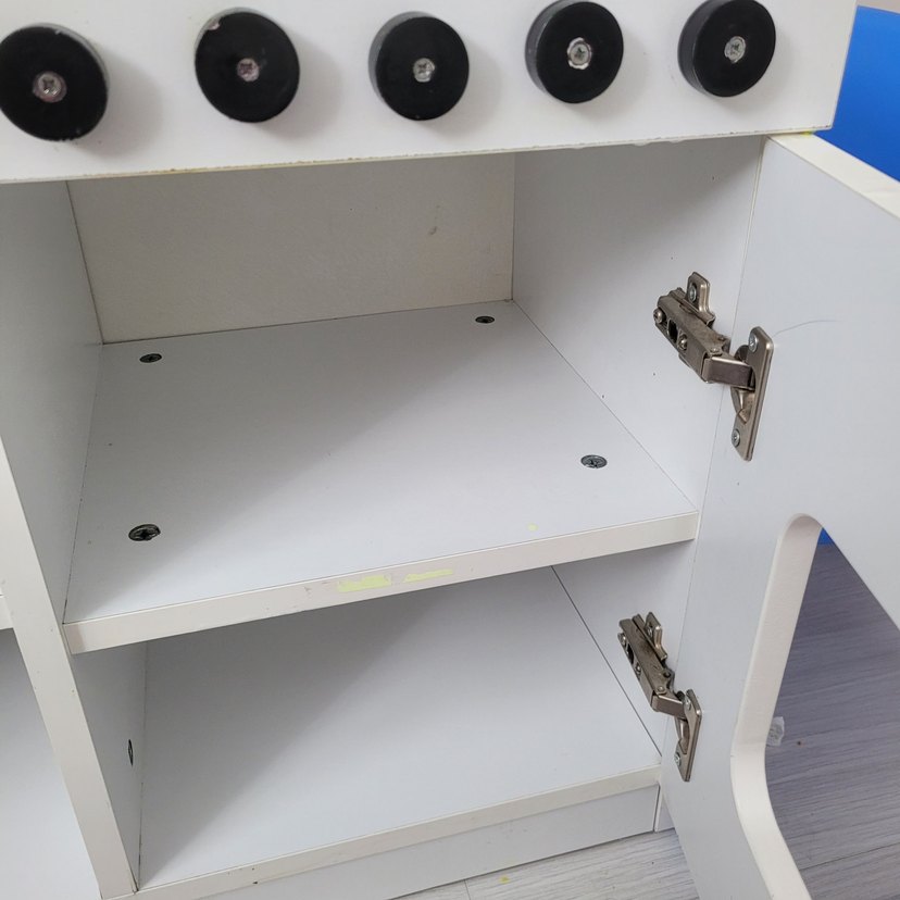 Beyaz Çocuk Rafı ve Mutfak Seti - Görsel 3