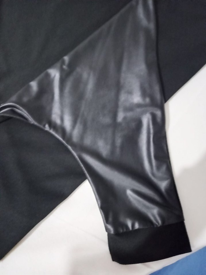 Siyah Midi Uzunlukta Dirsek Kol Kadın Elbise - Görsel 3