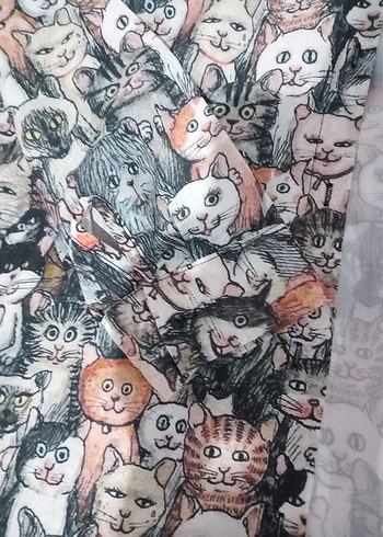 Bohem Gri Baskılı Kadın Gömlek - Görsel 3