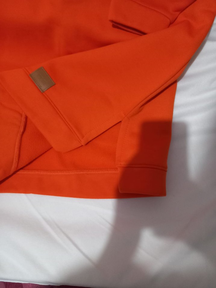 Turuncu Kadın Sweatshirt Tunik Uzun Kollu - Görsel 3