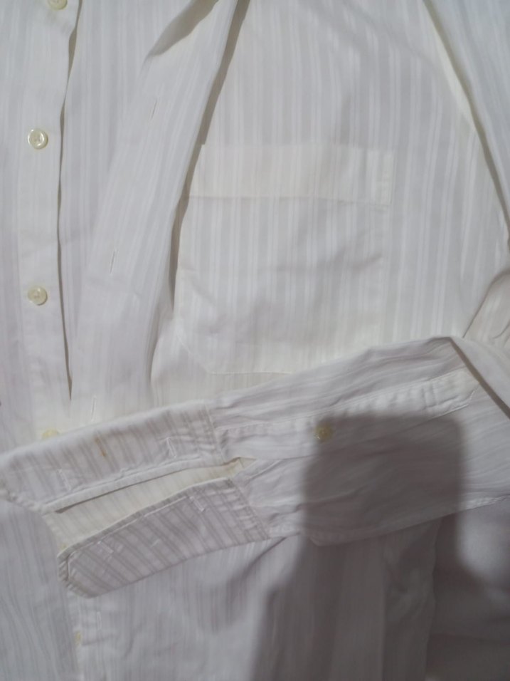 Erkek Beyaz Gömlek Uzun Kollu - Görsel 2