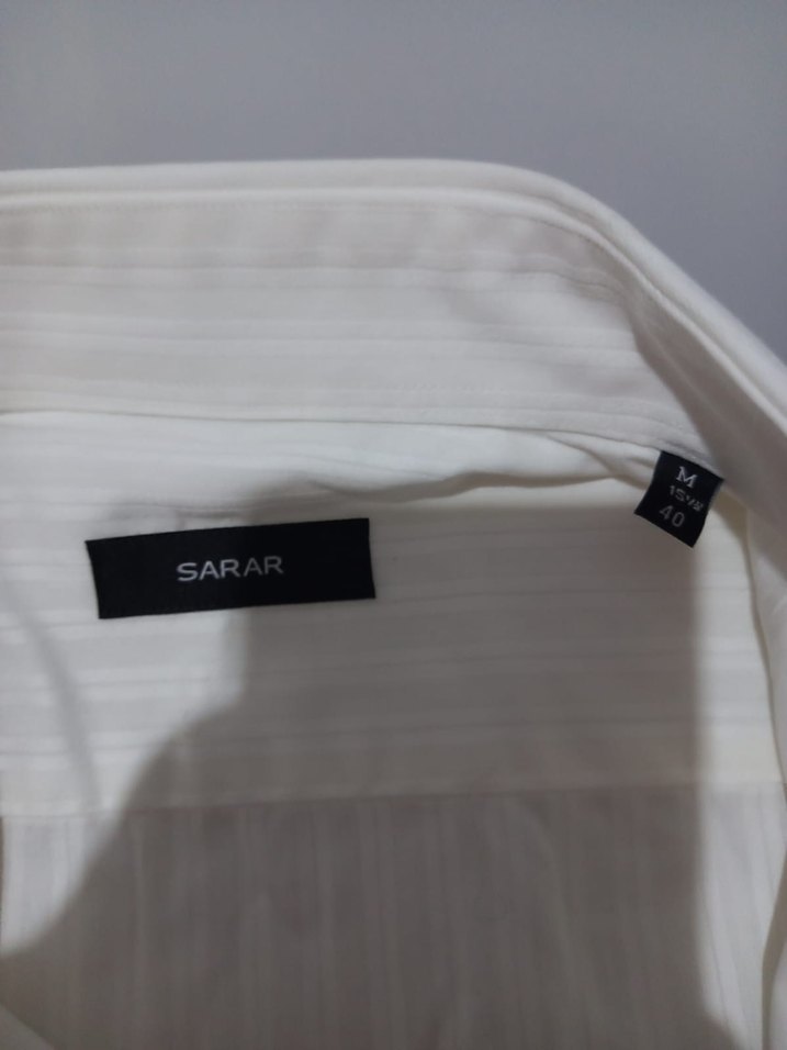 Erkek Beyaz Gömlek Uzun Kollu - Görsel 3