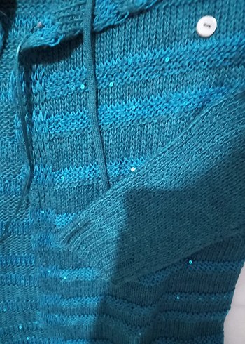 Boğazlı Örgü Kadın Triko Kazak - Görsel 3