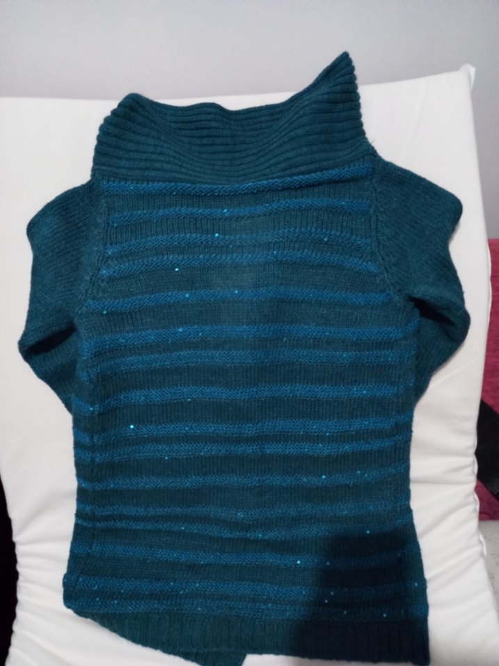 Boğazlı Örgü Kadın Triko Kazak - Görsel 2