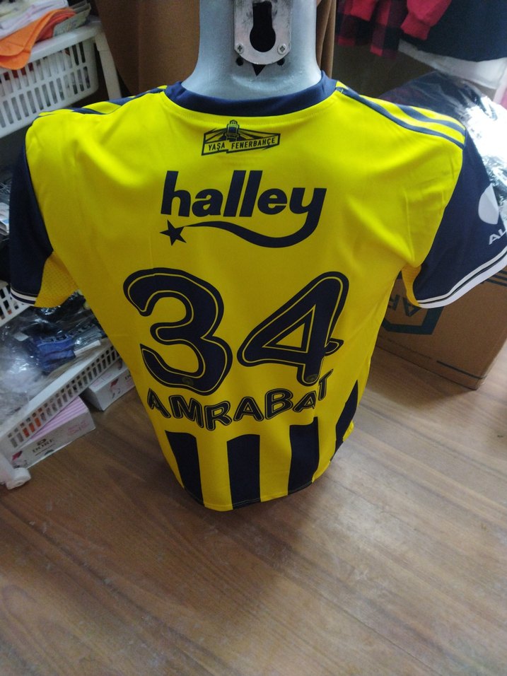 Erkek sarı lacivert Fenerbahçe forma - Görsel 2